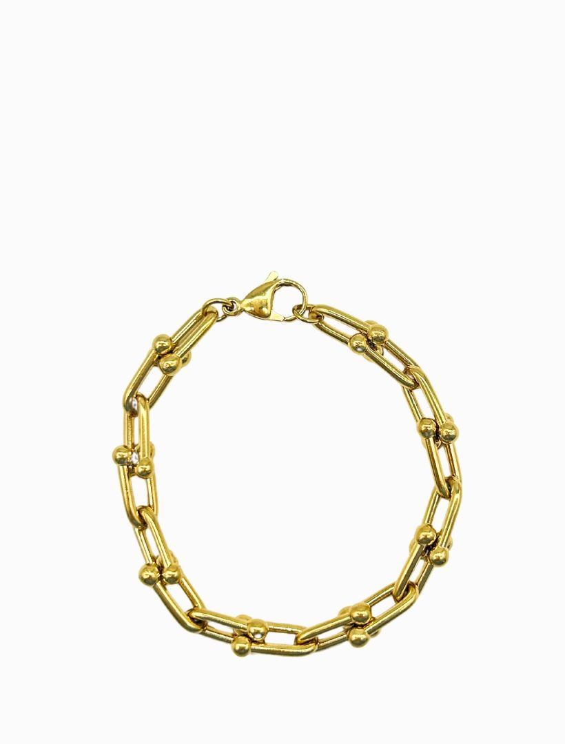 Gold Link Bracelet - Zjoosh