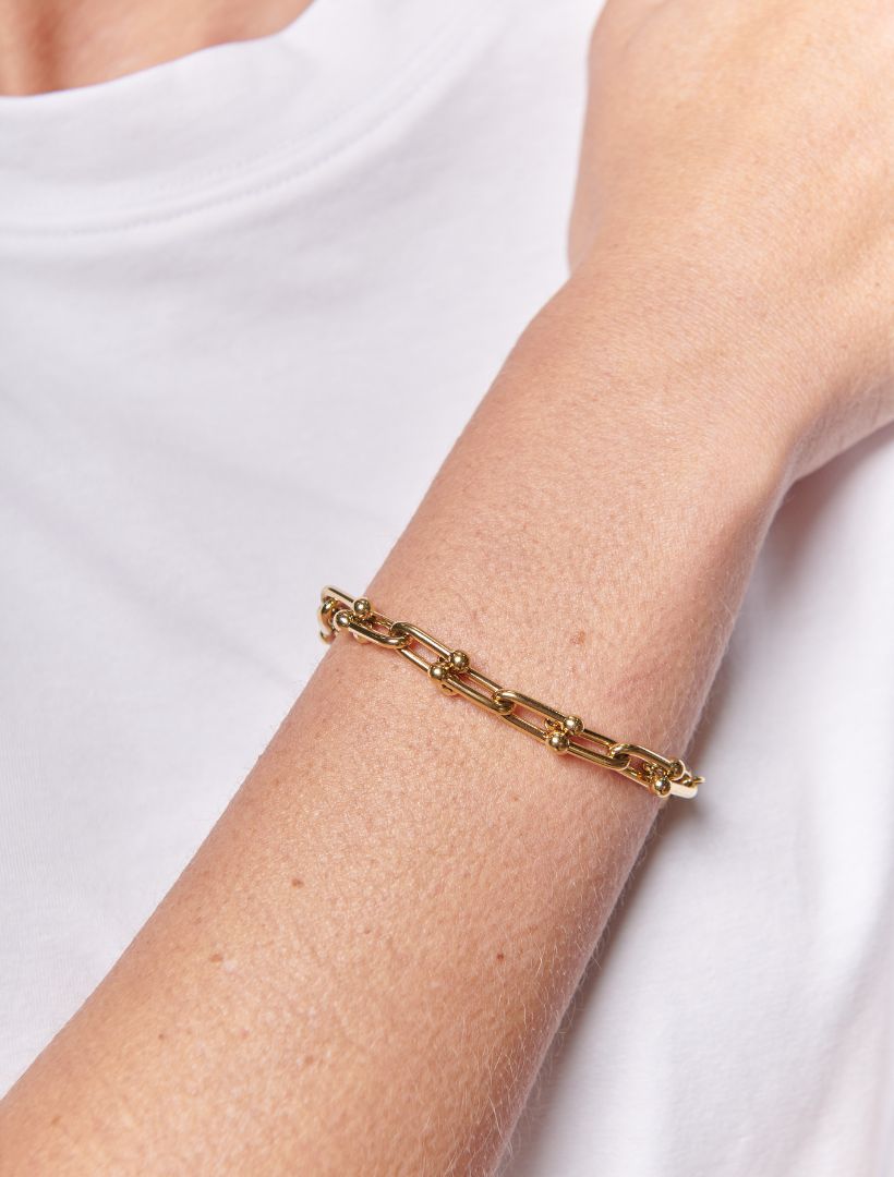 Gold Link Bracelet - Zjoosh