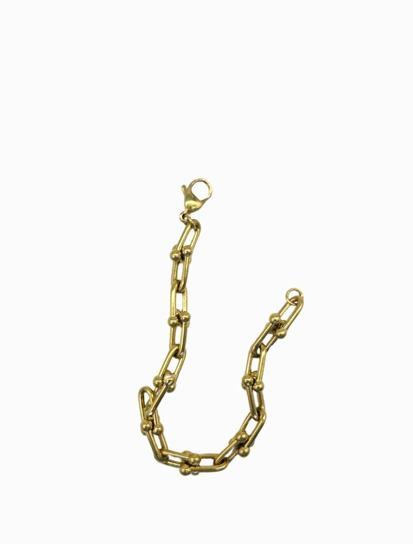 Gold Link Bracelet - Zjoosh