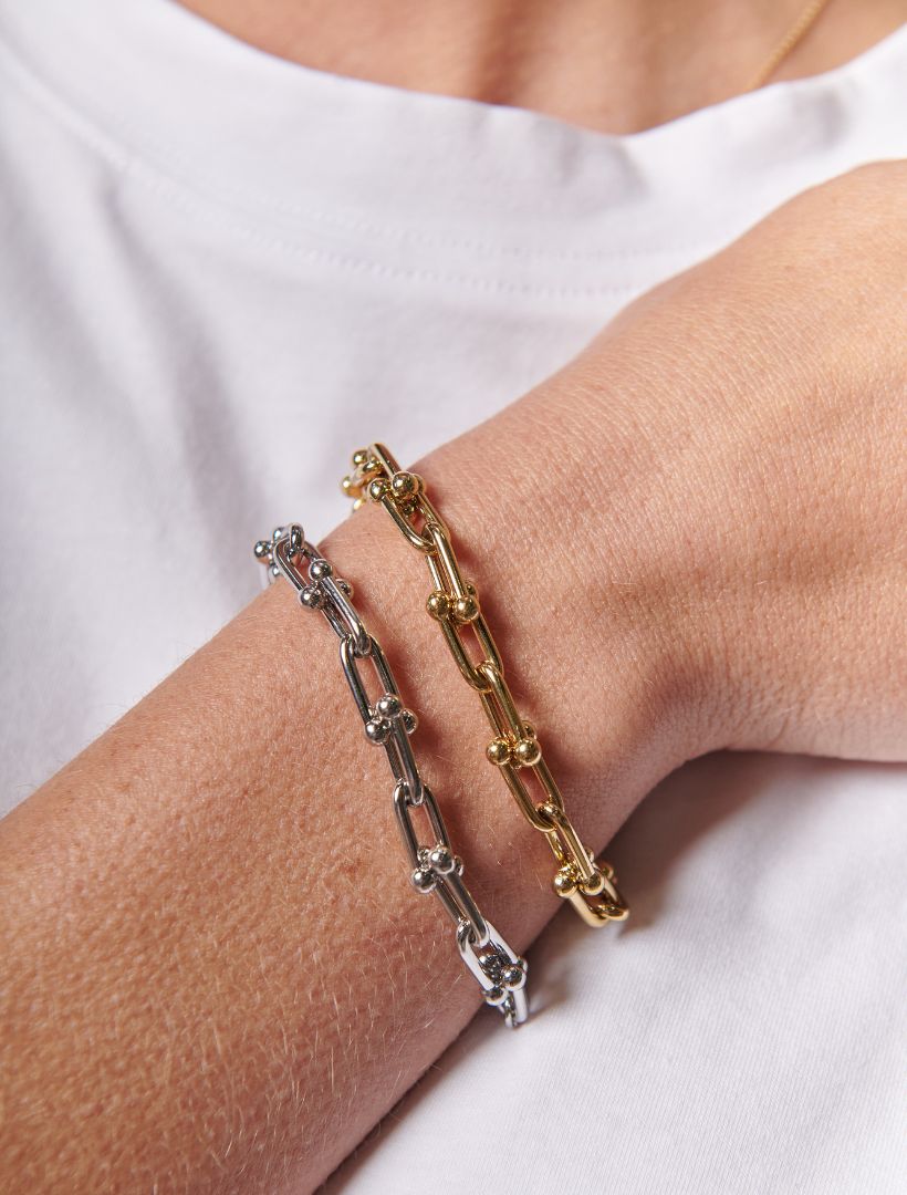 Gold Link Bracelet - Zjoosh