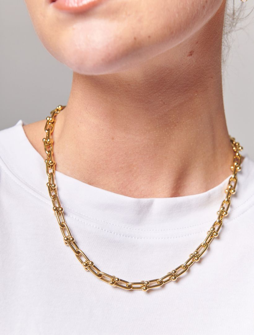 Gold Link Necklace - Zjoosh