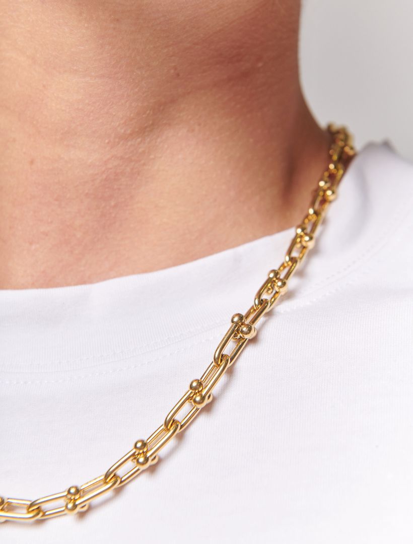 Gold Link Necklace - Zjoosh