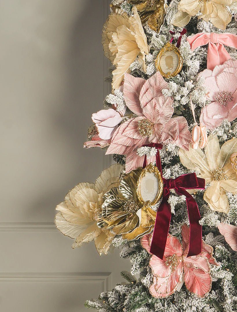 Champagne Organza Peony Clip On - FINAL SALE - Zjoosh
