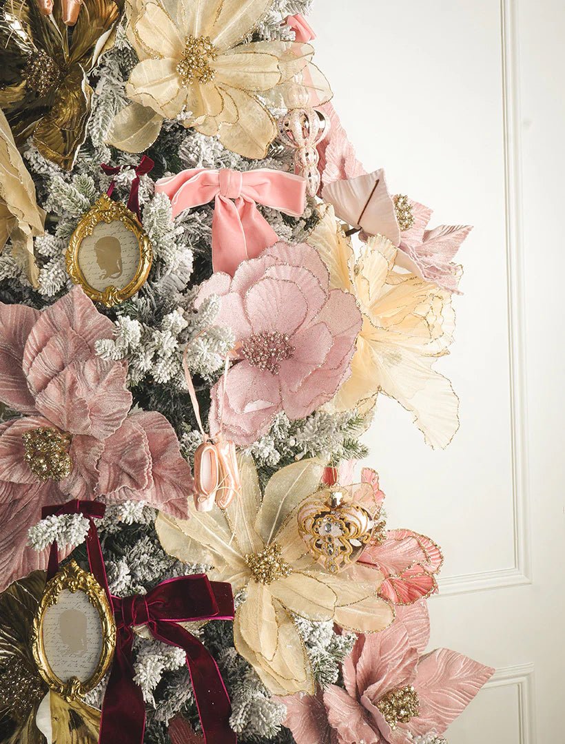 Gold Magnolia Clip On - FINAL SALE - Zjoosh