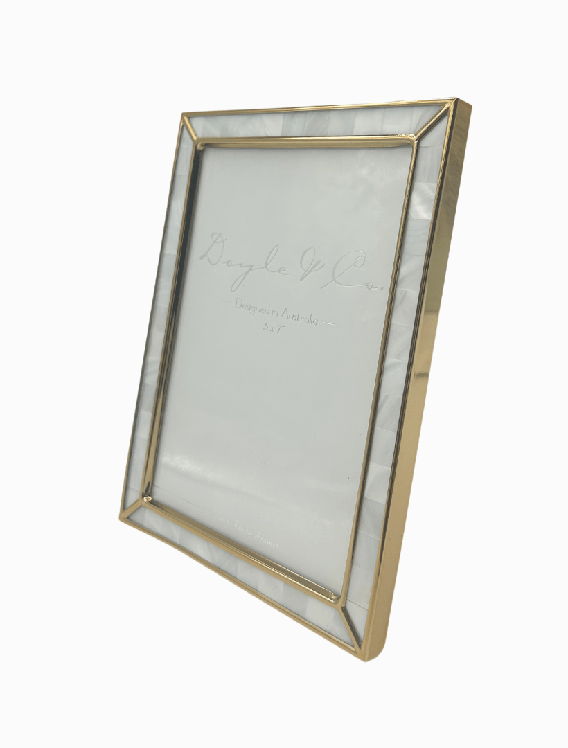 Gold Plated Mother of Pearl Frame 5x7 - Zjoosh