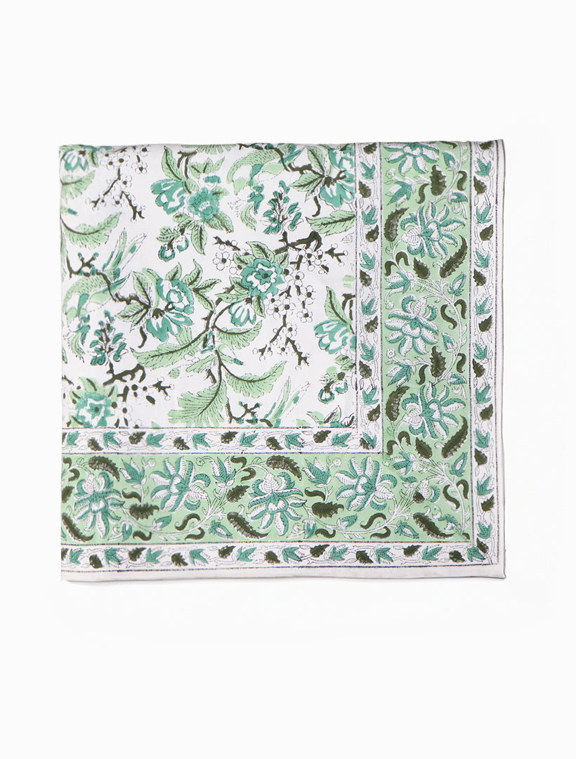 Kavya Tablecloth Green 150cm x 320cm