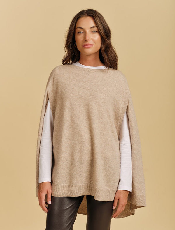 Gwyneth Cape Oatmeal