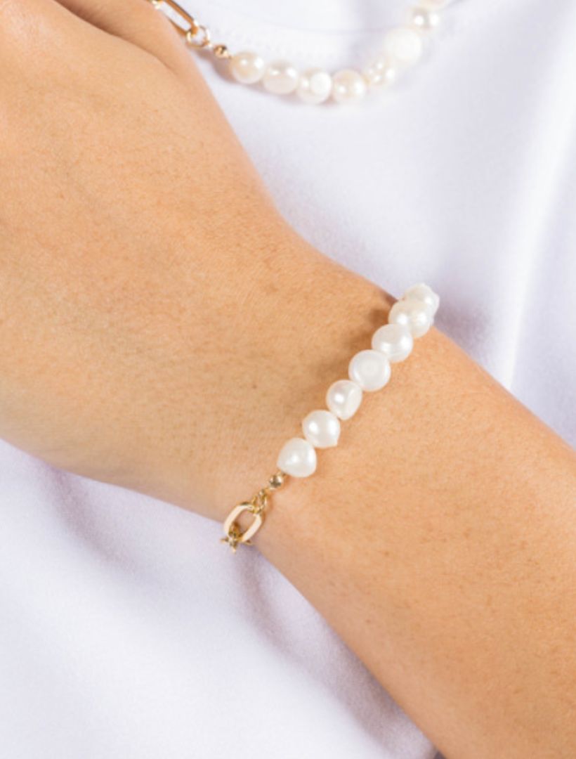 Half Pearl Bracelet