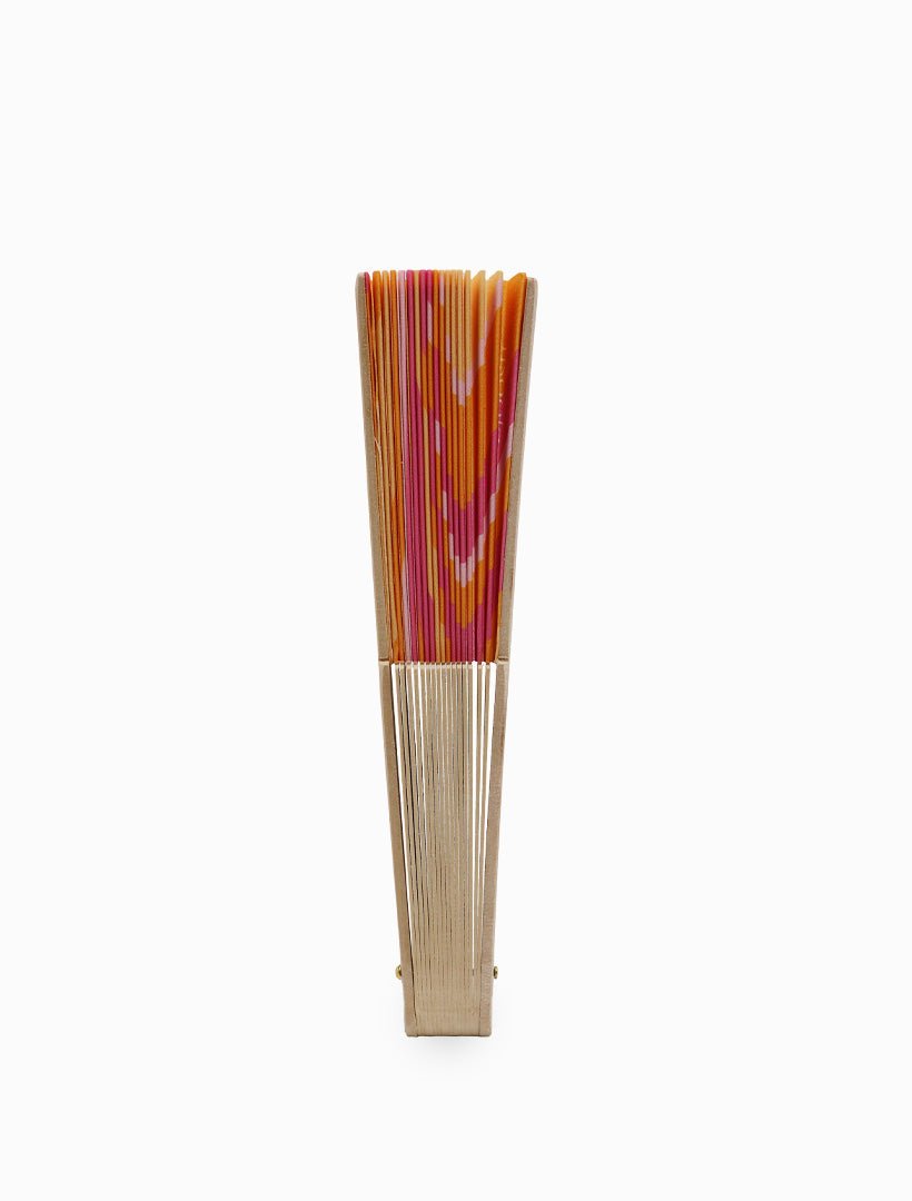 Hand Fan Orange and Pink - Zjoosh