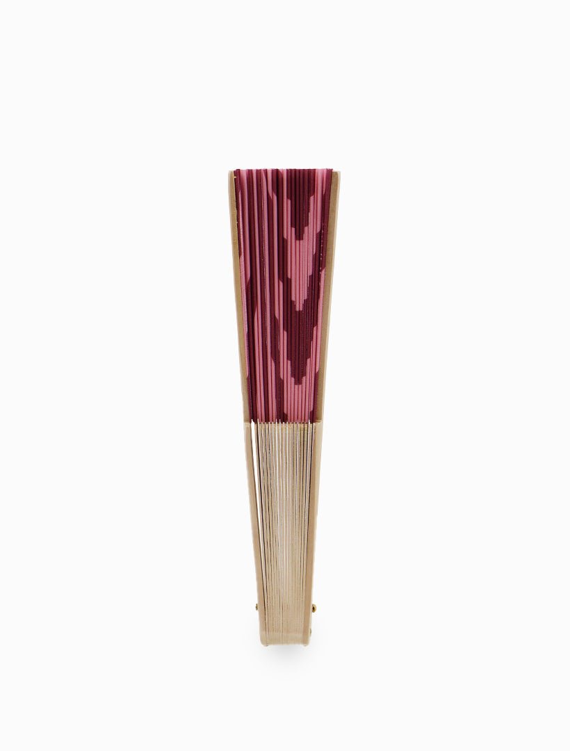 Hand Fan Pink and Burgundy - Zjoosh