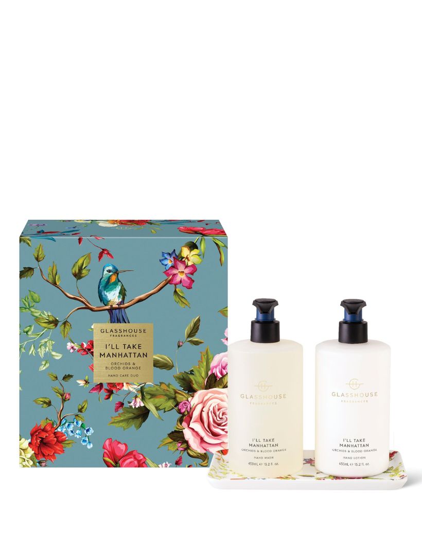 Glasshouse Fragrances I&#39;ll Take Manhattan Hand Care Duo Gift Set 900ml