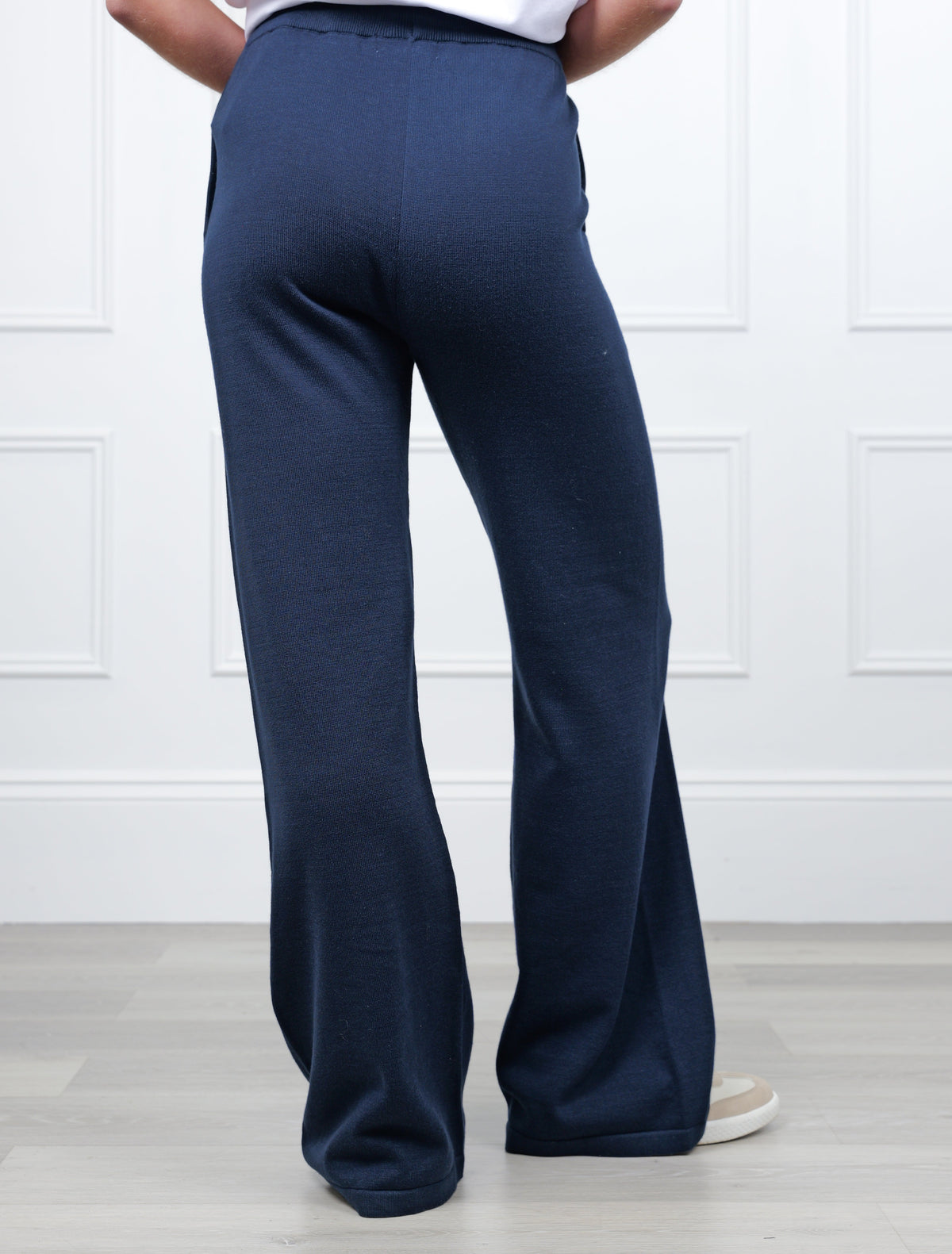 Hannah Knit Pants Navy - Zjoosh