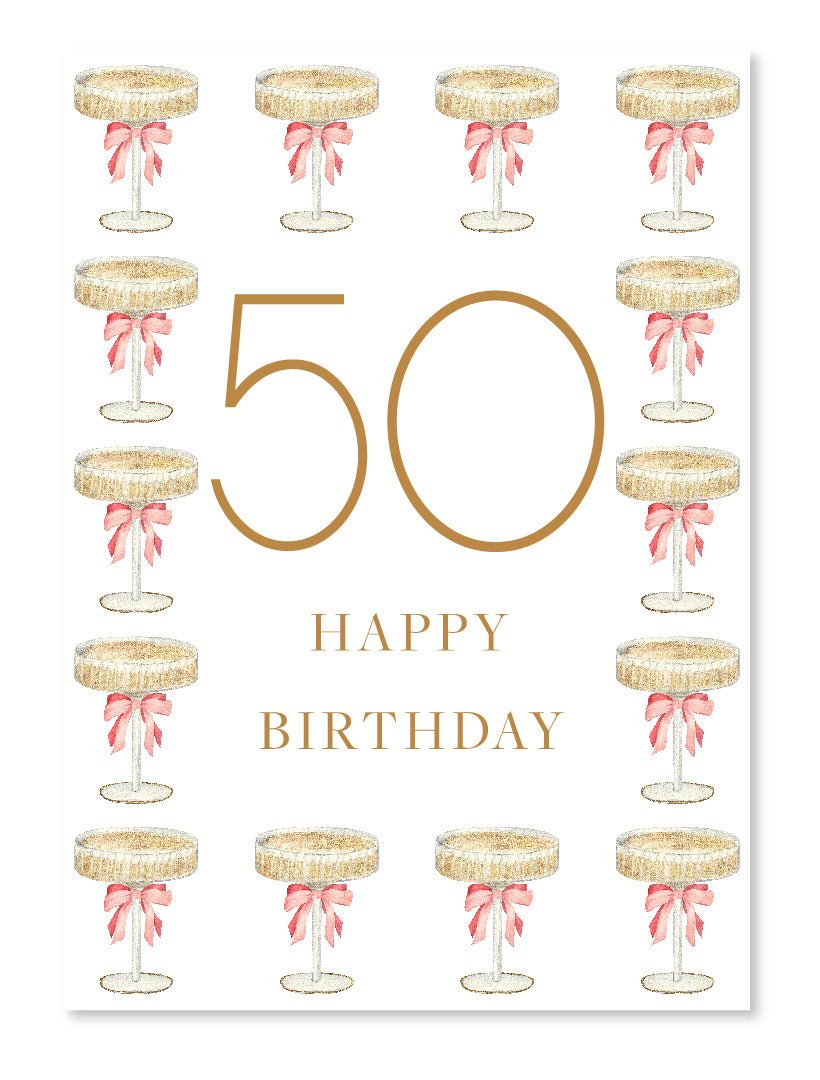 Happy 50th Birthday Card - Zjoosh