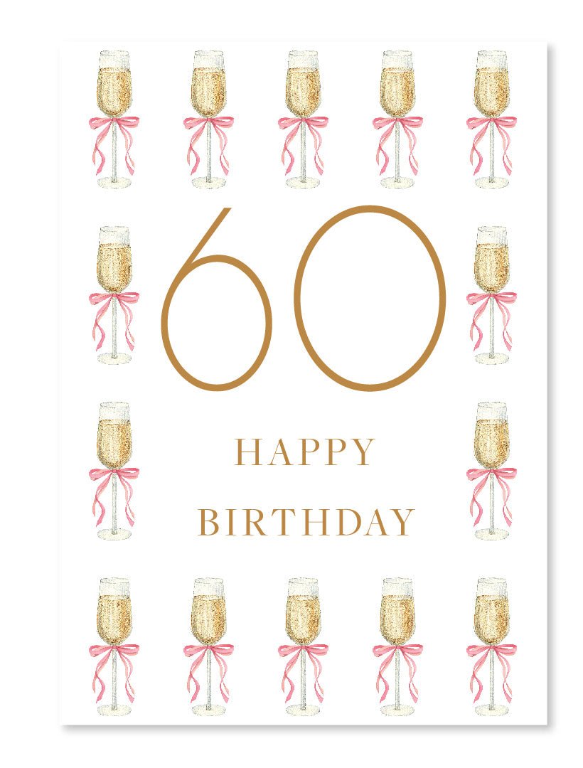 Happy 60th Birthday Card - Zjoosh