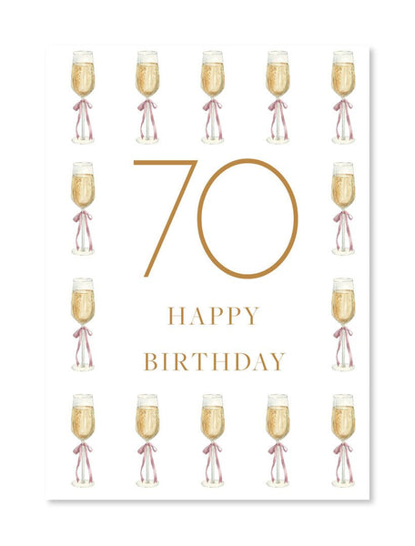 Happy 70th Birthday Card Zjoosh
