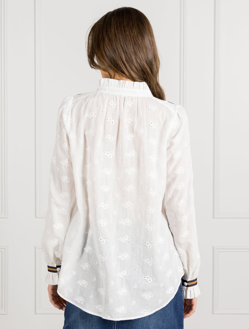 Hartford Lace Blouse White - Zjoosh