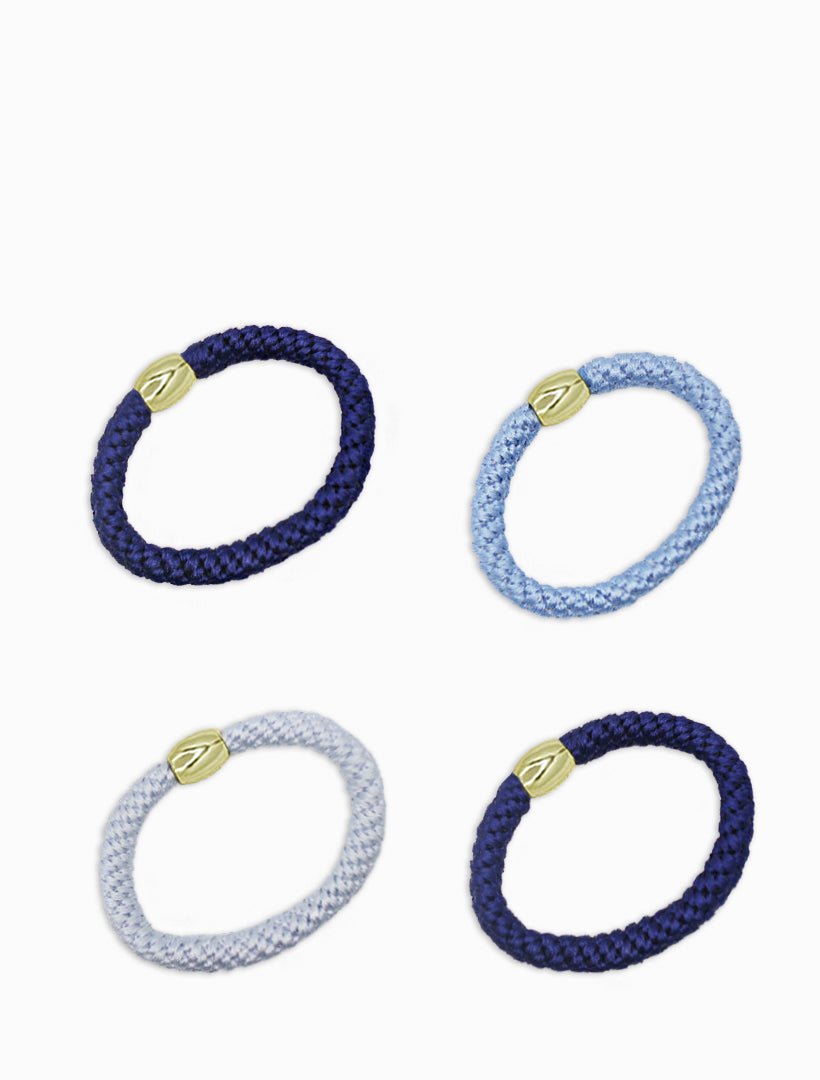 Harvey Hair Ties Set Blue - Zjoosh