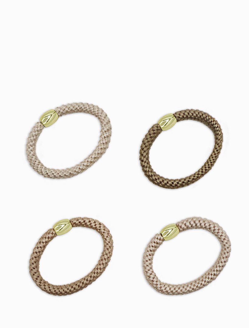 Harvey Hair Ties Set Neutral - Zjoosh