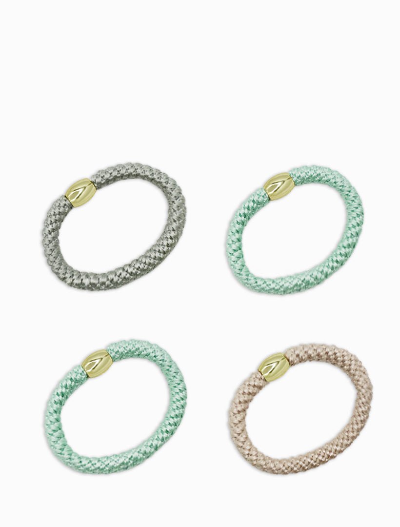 Harvey Hair Ties Set Seafoam - Zjoosh