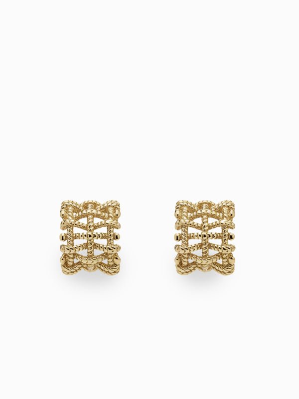 Hatched Hoops Gold - Zjoosh
