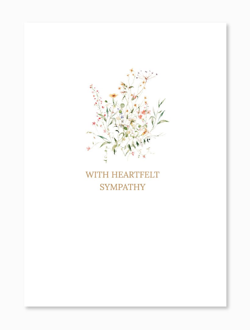 Heartfelt Sympathy Card - Zjoosh