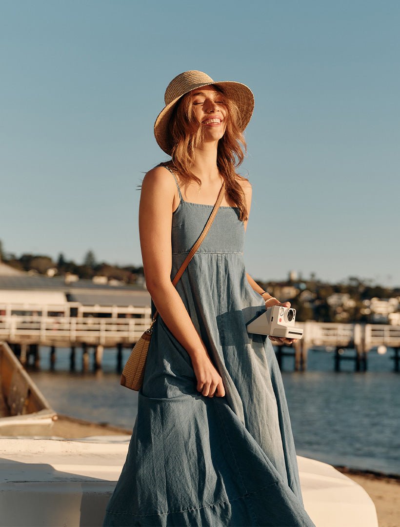 Hetty Denim Sundress - FINAL SALE - Zjoosh
