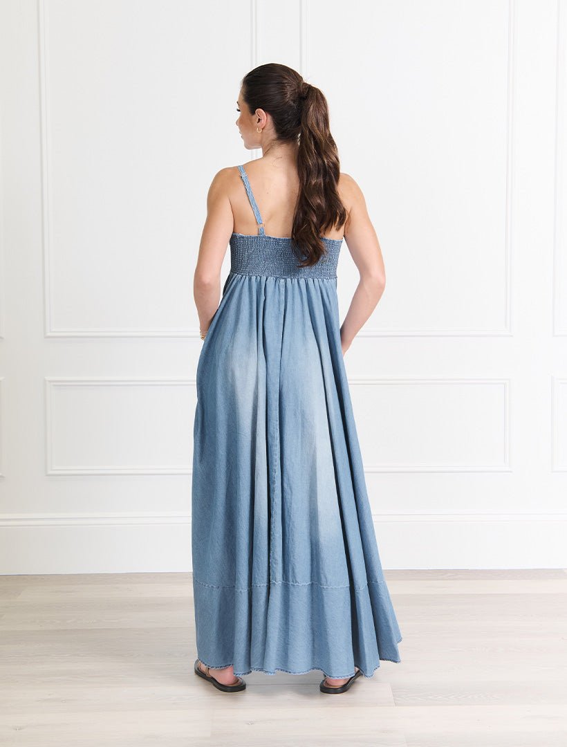 Hetty Denim Sundress - FINAL SALE - Zjoosh