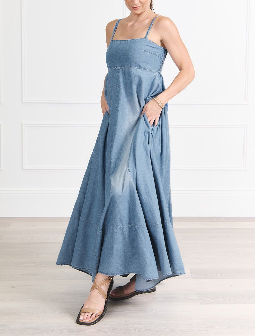 Hetty Denim Sundress - FINAL SALE - Zjoosh