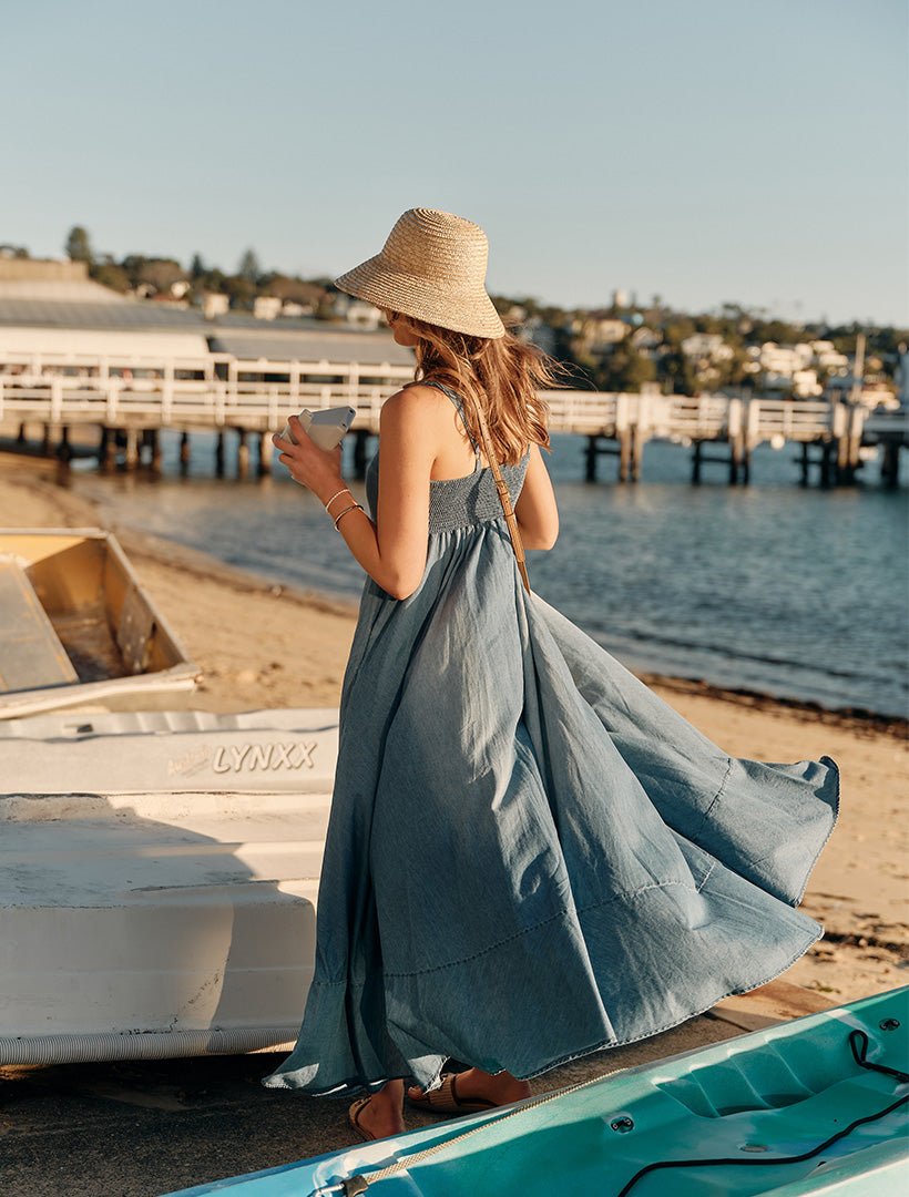 Hetty Denim Sundress - FINAL SALE - Zjoosh