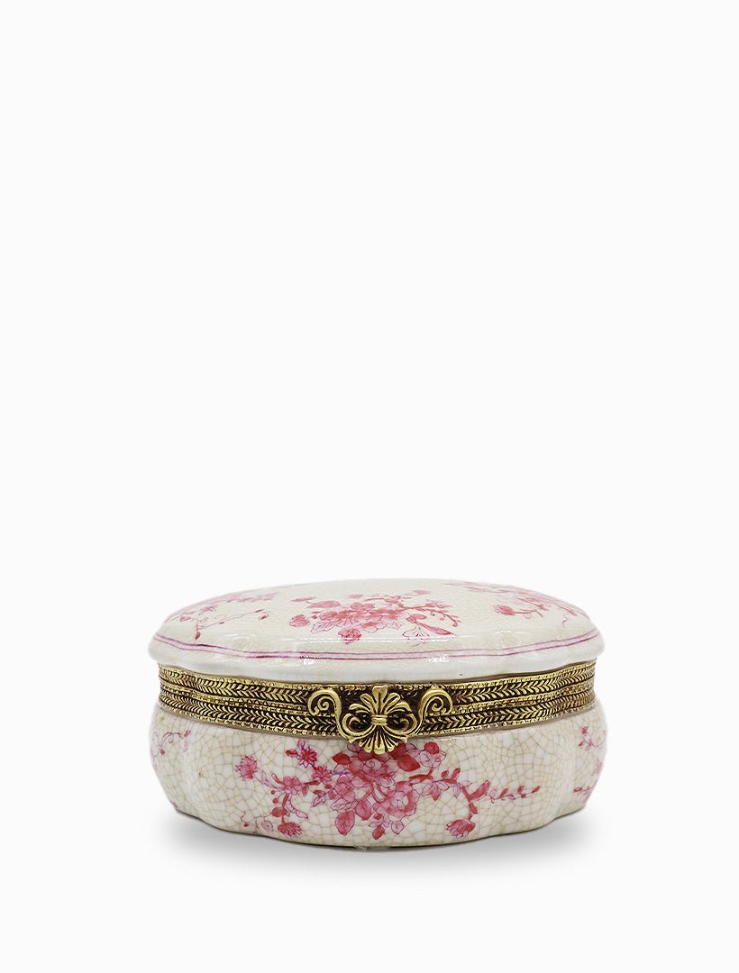 Hinged Lidded Floral Box - Zjoosh