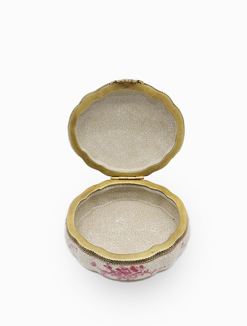 Hinged Lidded Floral Box - Zjoosh