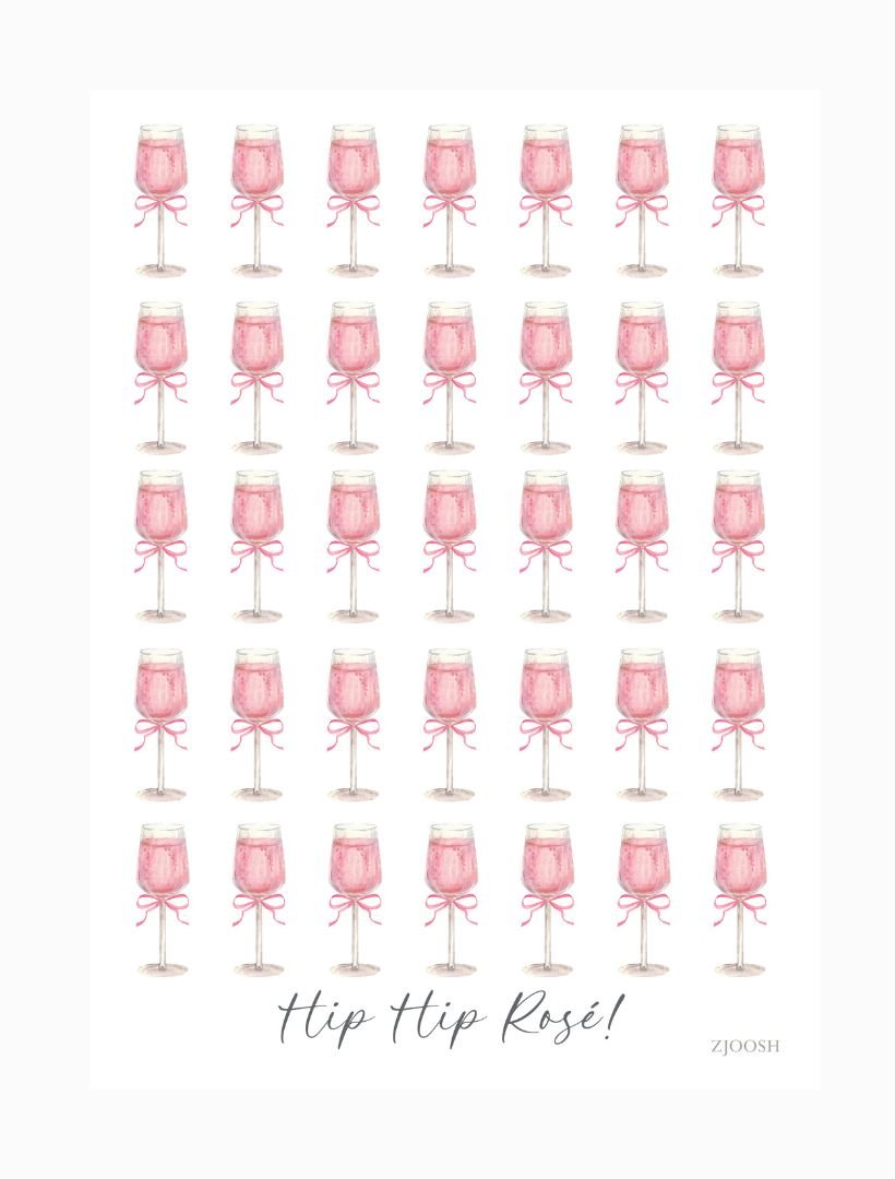 Hip Hip Rose Tea Towel - Zjoosh