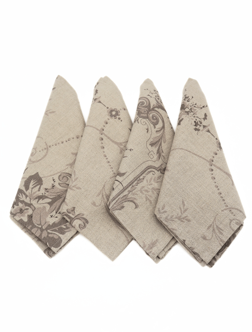 Honfleur French Linen Napkin (Set of 4) - Zjoosh