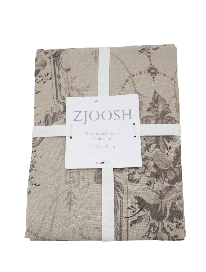 Honfleur French Linen Table Cloth (150cm x 320cm) - Zjoosh