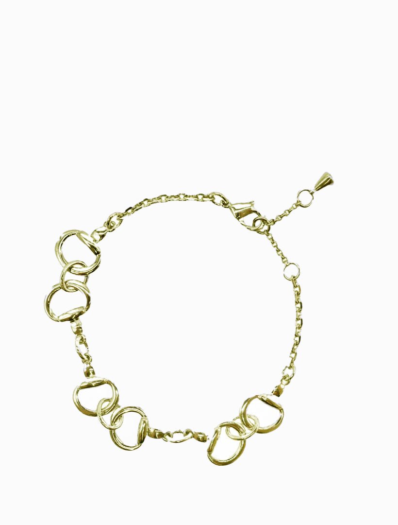 Horsebit Bracelet Gold - Zjoosh
