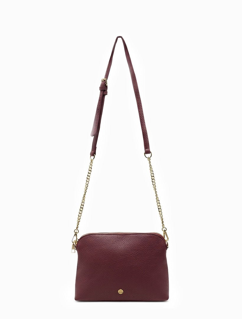 Hudson Cross Body Bag Burgundy - Zjoosh