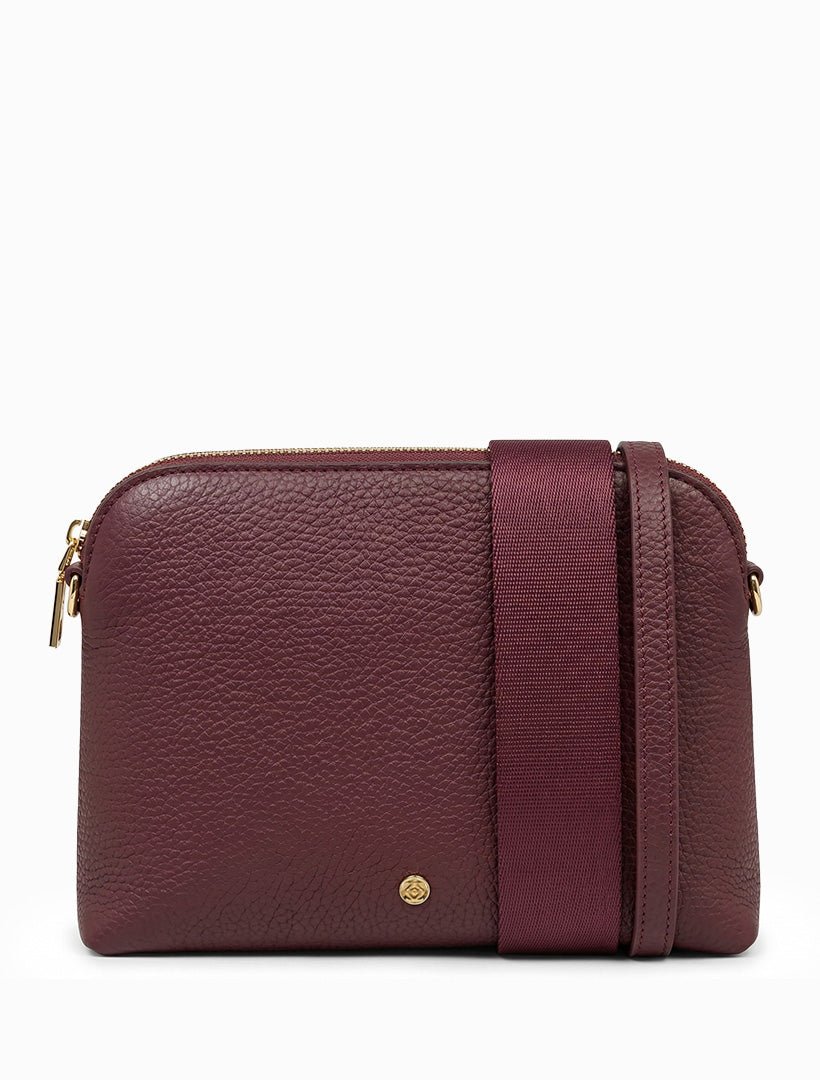 Hudson Cross Body Bag Burgundy - Zjoosh