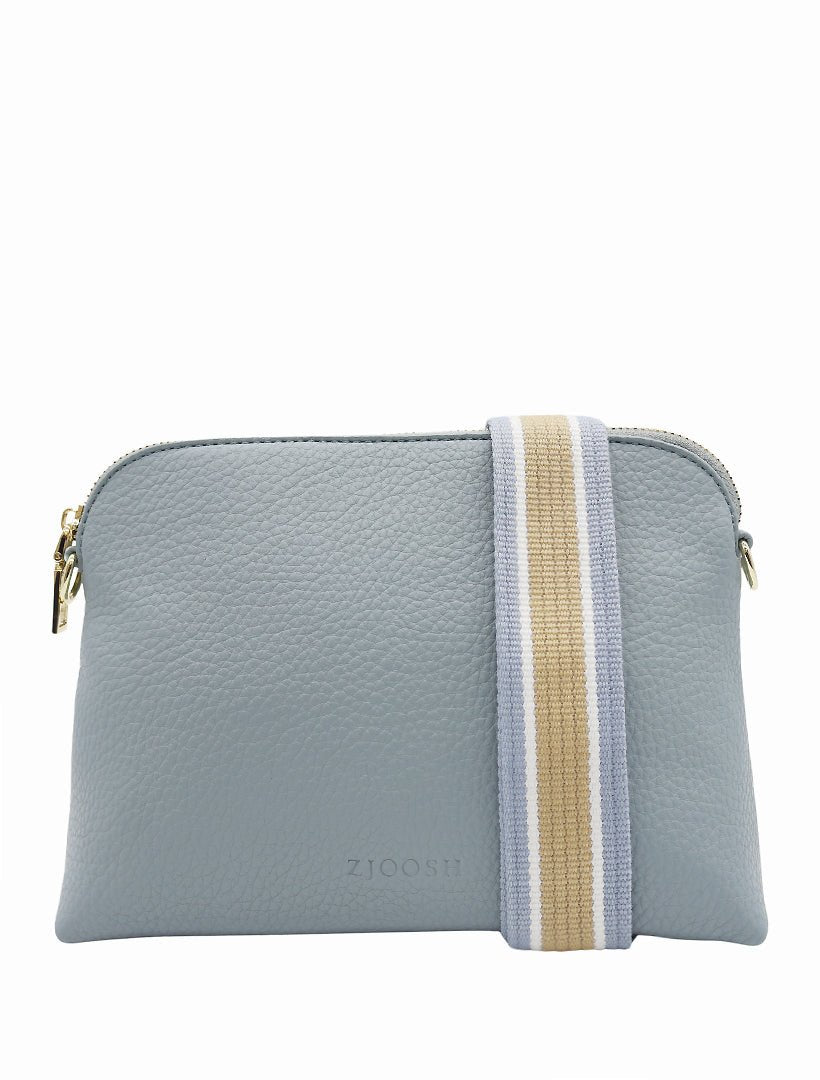 Hudson Cross Body Bag Dusty Blue - Zjoosh