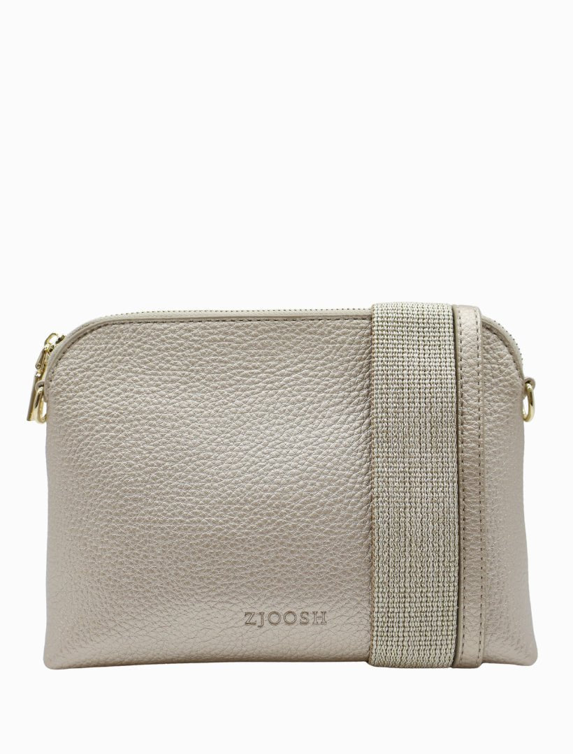 Hudson Cross Body Bag Gold - Zjoosh