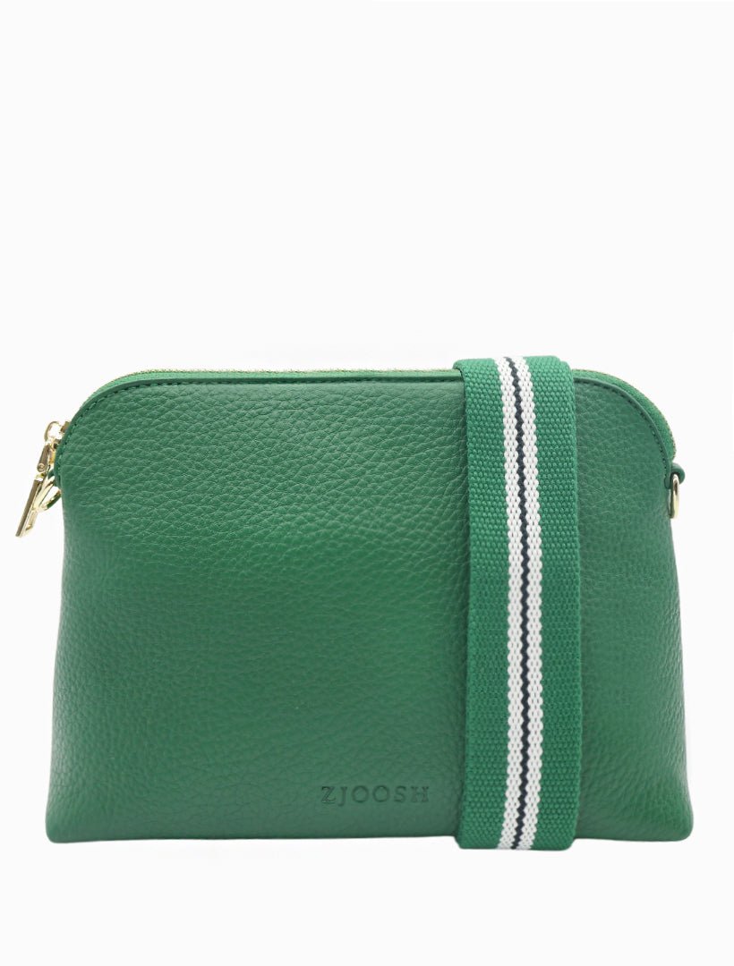 Hudson Cross Body Bag Green - Zjoosh