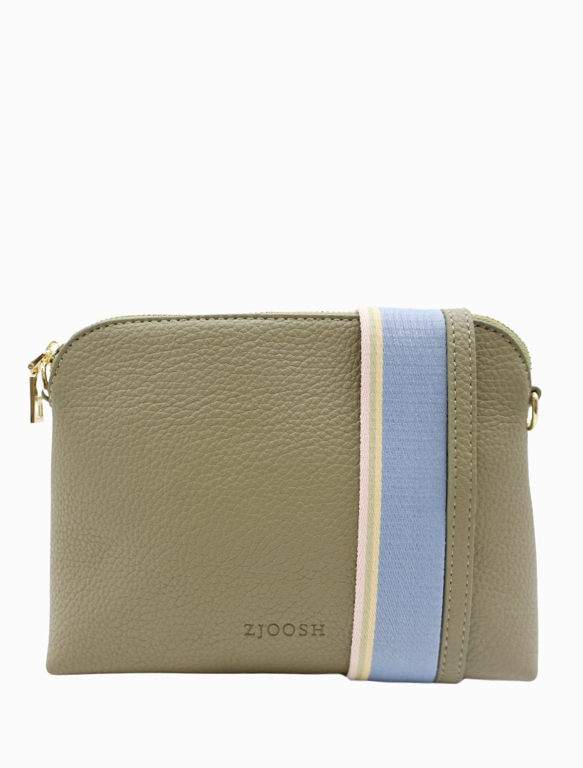 Hudson Cross Body Bag Khaki - Zjoosh