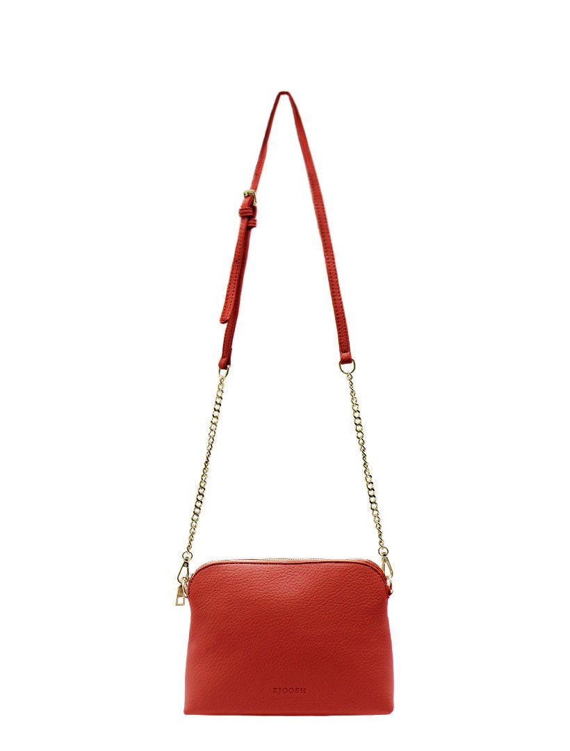 Hudson Cross Body Bag Red - Zjoosh