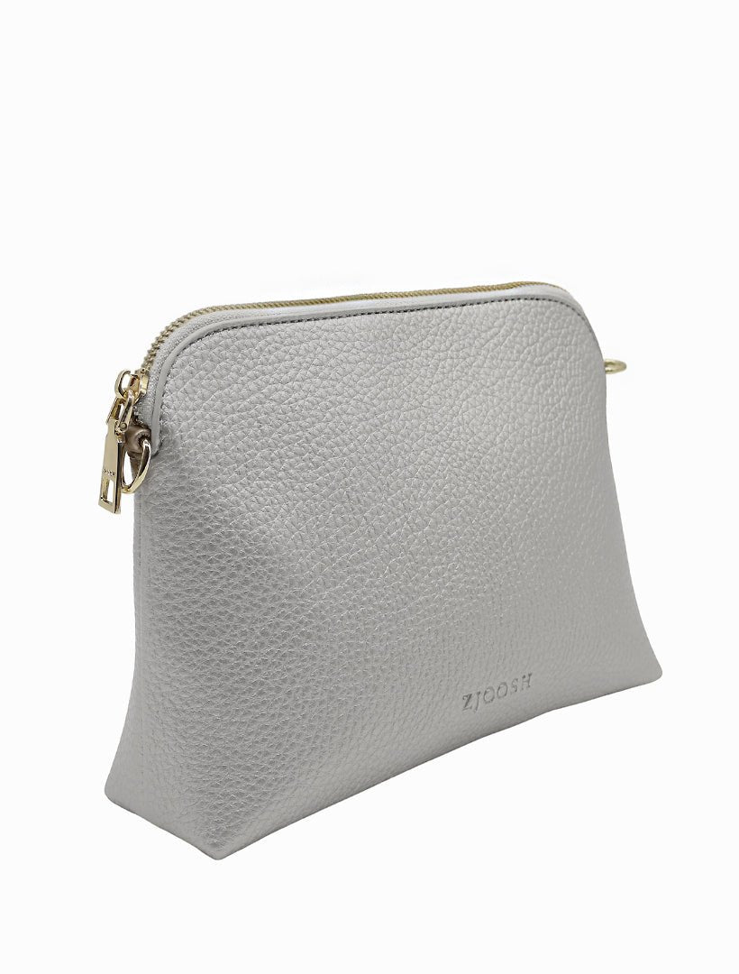 Hudson Cross Body Bag Silver - Zjoosh