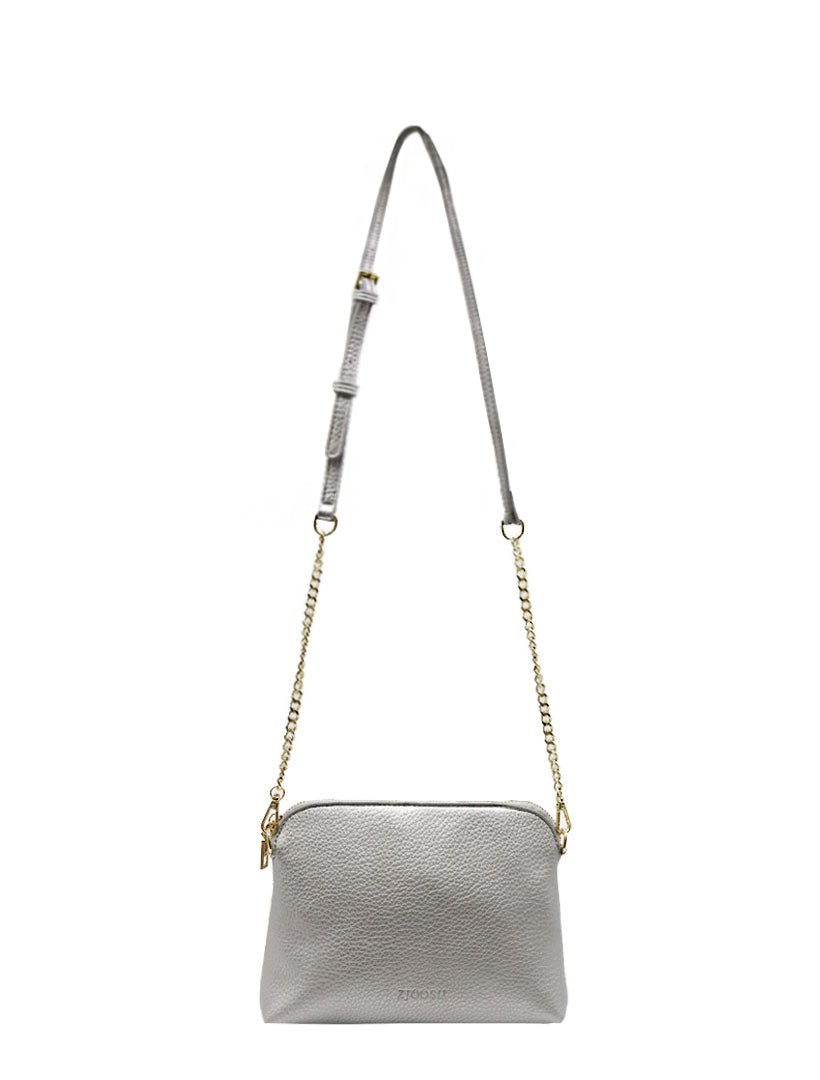 Hudson Cross Body Bag Silver - Zjoosh