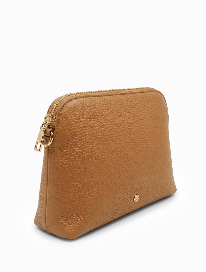 Hudson Cross Body Bag Tan - Zjoosh