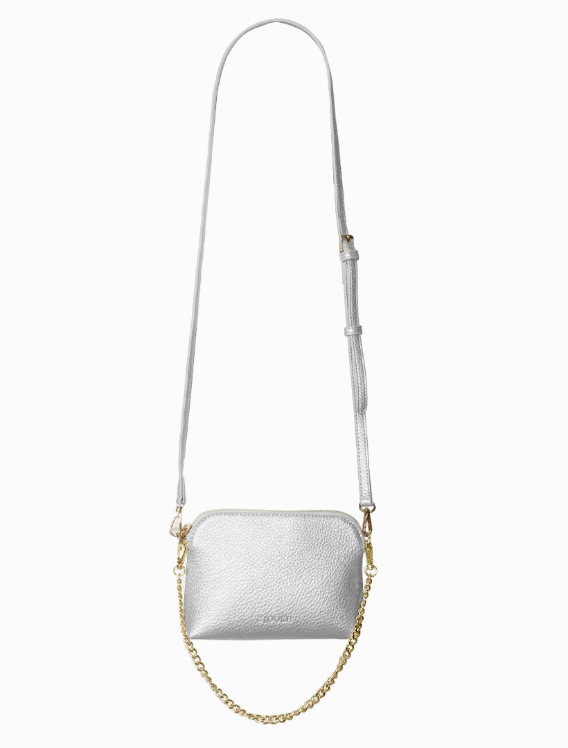 Hudson Junior Cross Body Bag Silver - Zjoosh
