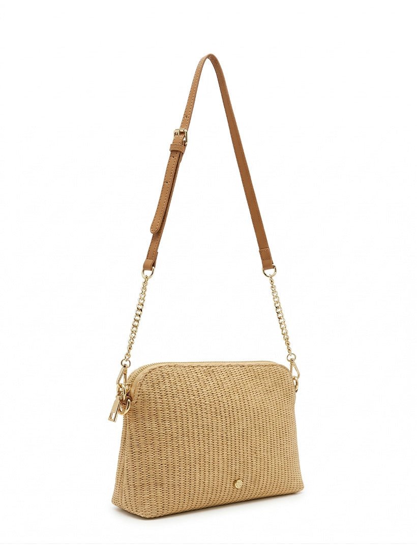 Hudson Palma Cross Body Bag Tan - Zjoosh