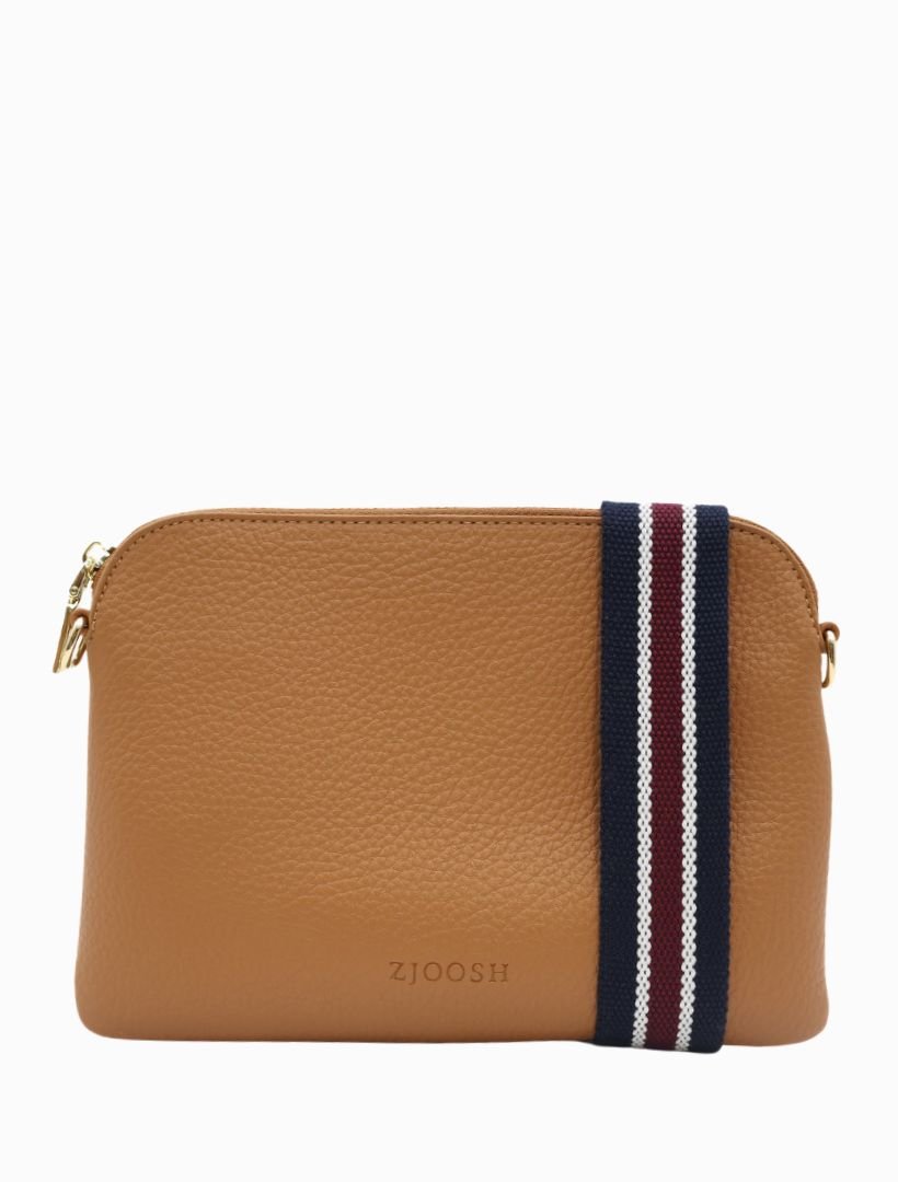 Hugo Cross Body Bag Tan - Zjoosh