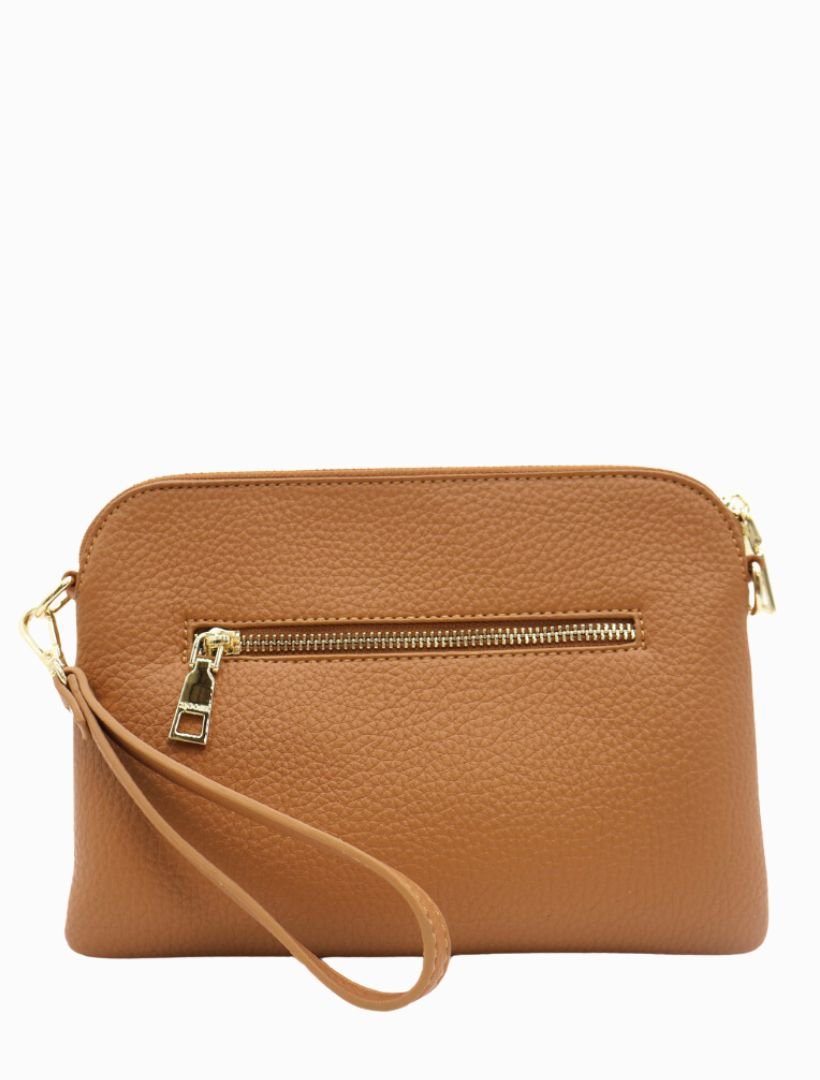 Hugo Cross Body Bag Tan - Zjoosh