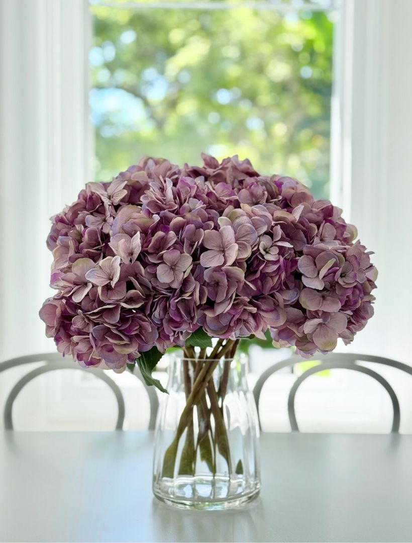 Hydrangea Stem 52cm Pink - Zjoosh